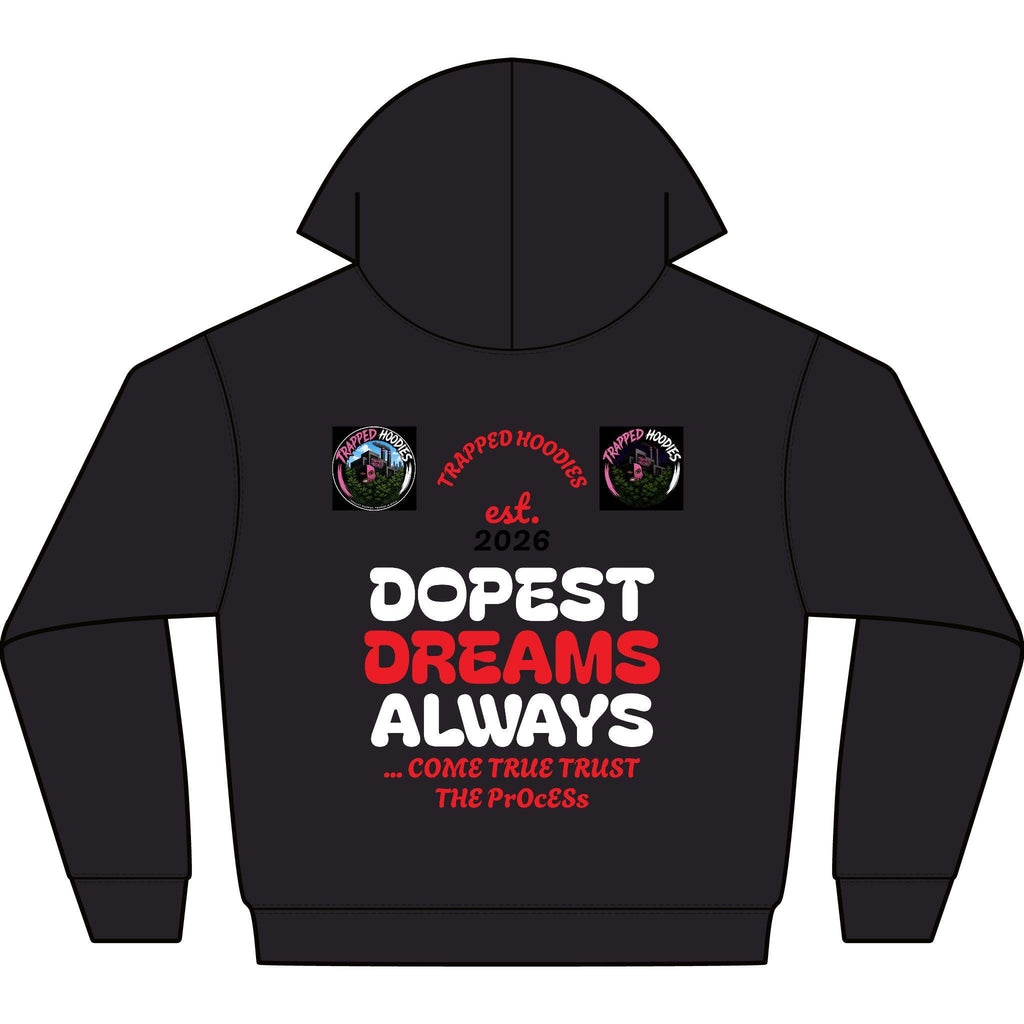 Heavyweight TRAPPED Hooded Sweatshirt