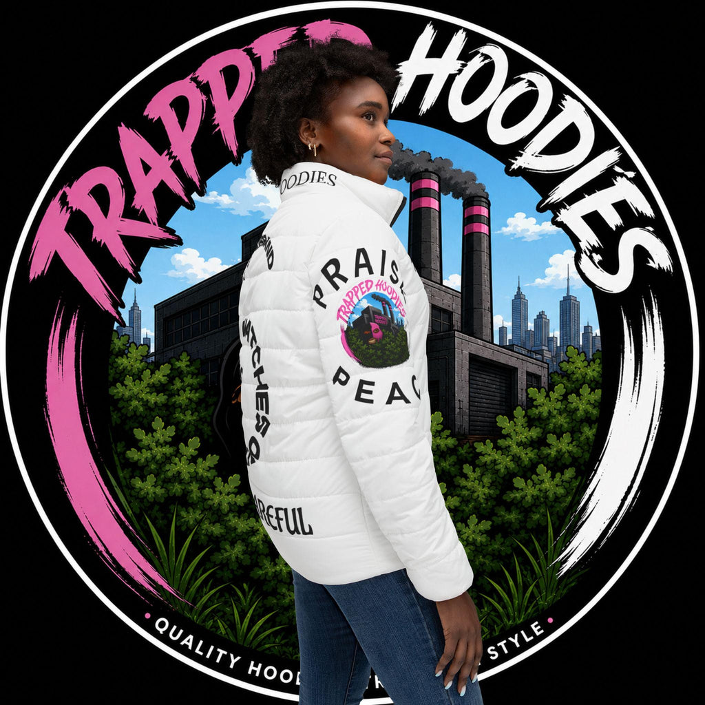 Puffer Jacket | Trapped Hoodies Designer Coat | Urban Fashion Winter Wear