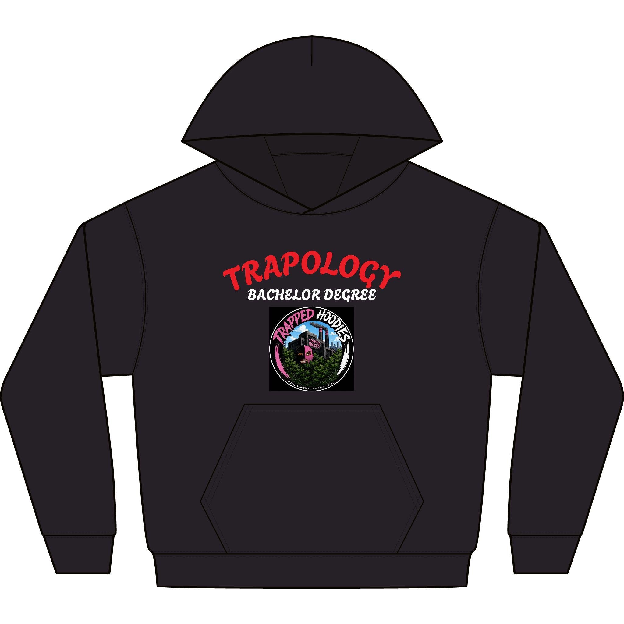 Heavyweight TRAPPED Hooded Sweatshirt