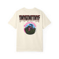 Trapped Hoodies Graphic T-Shirt — Retro Urban Mask Art Tee