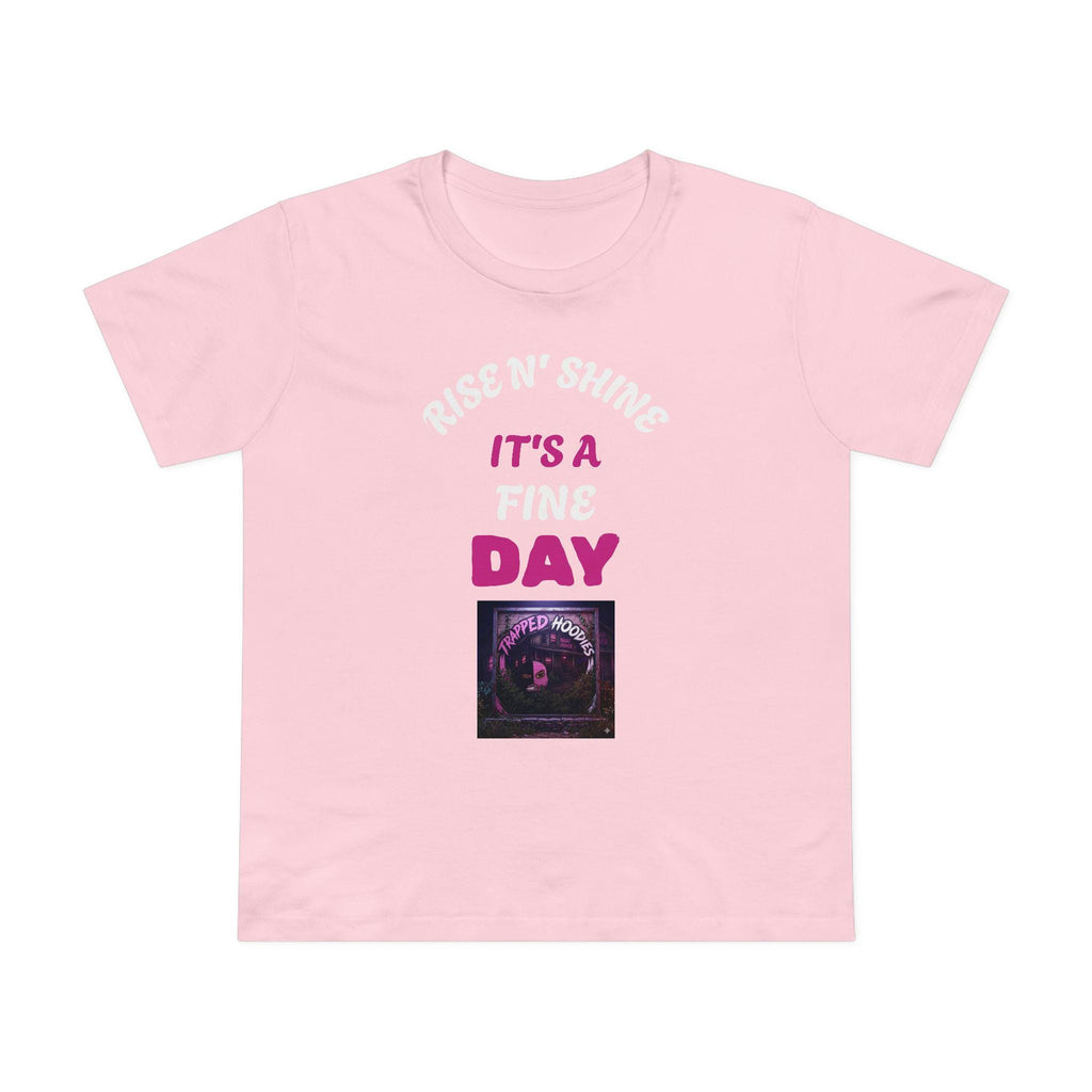 Sarcasm University graphic tee | Rise N' Shine It's a Fine Day design