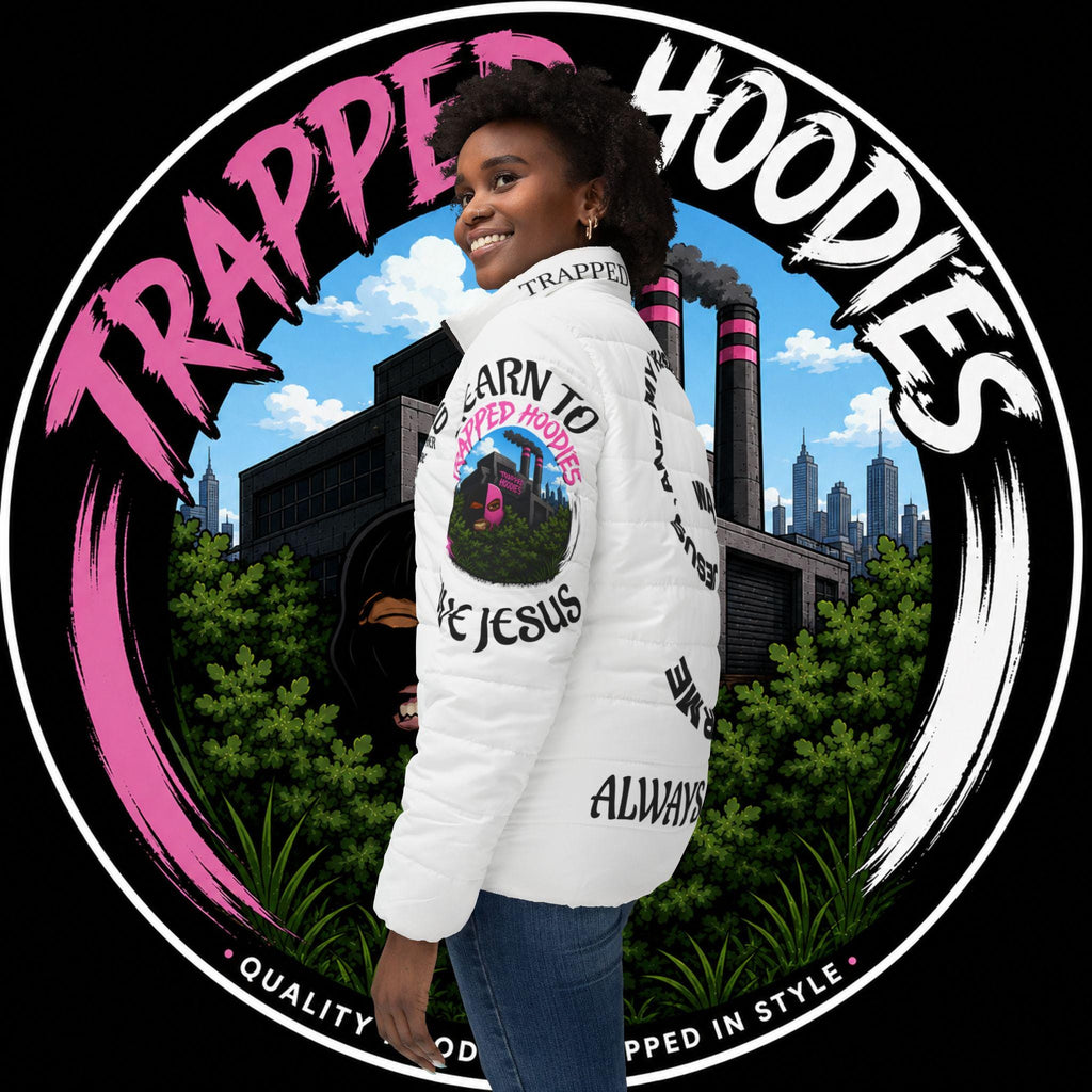 Puffer Jacket | Trapped Hoodies Designer Coat | Urban Fashion Winter Wear