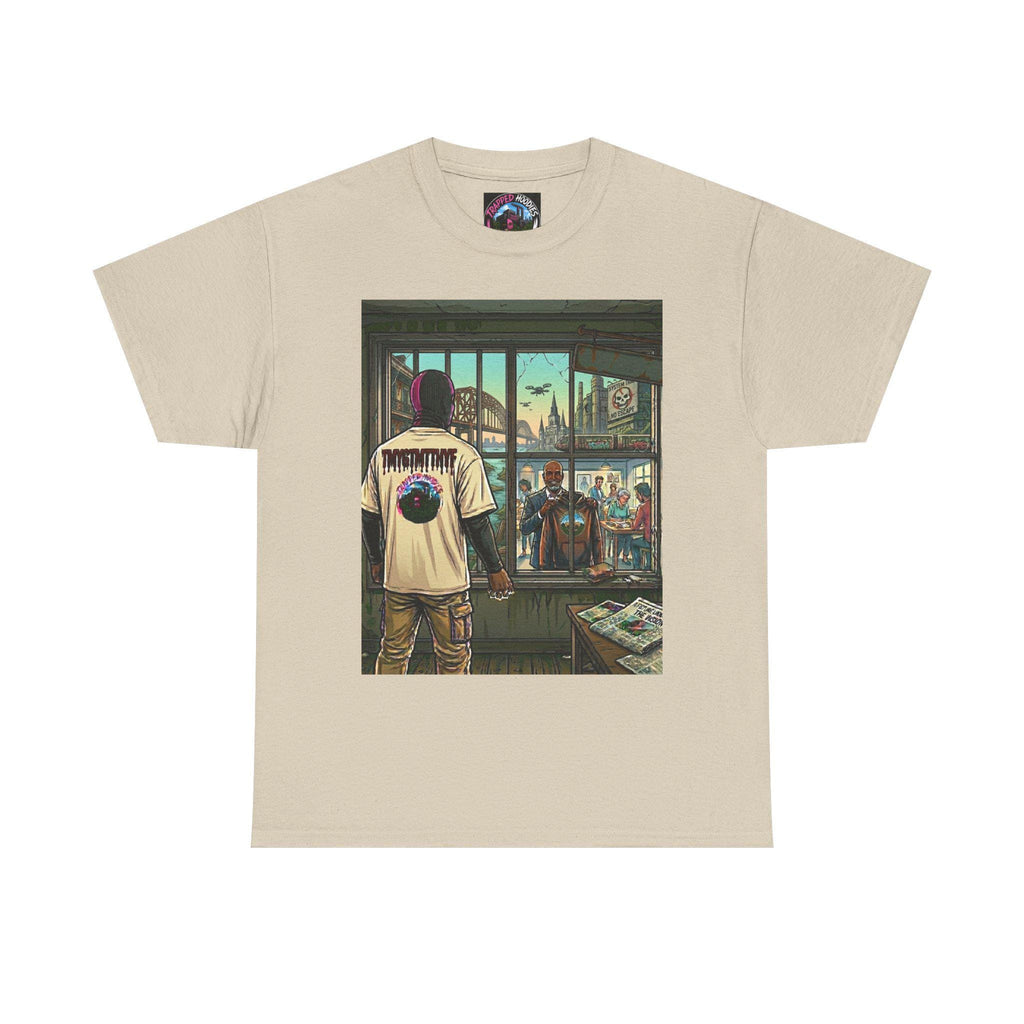 Make It Count Trapped Hoods T-Shirt | Inspirational Streetwear | "Don't Give Up" Graphic