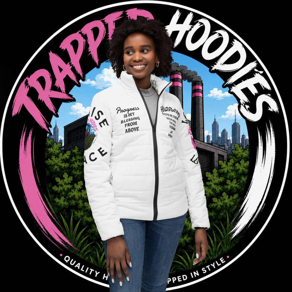 Puffer Jacket | Trapped Hoodies Designer Coat | Urban Fashion Winter Wear