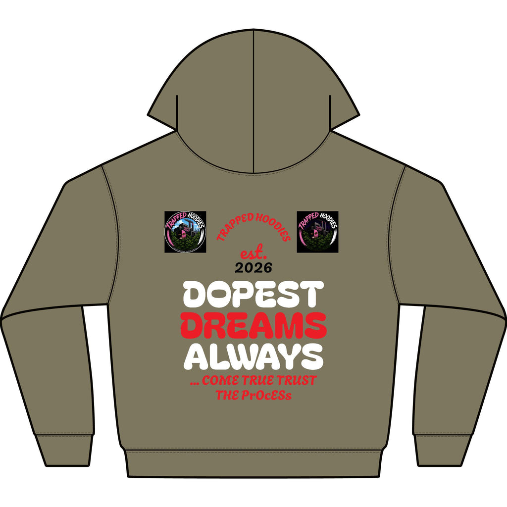 Heavyweight TRAPPED Hooded Sweatshirt