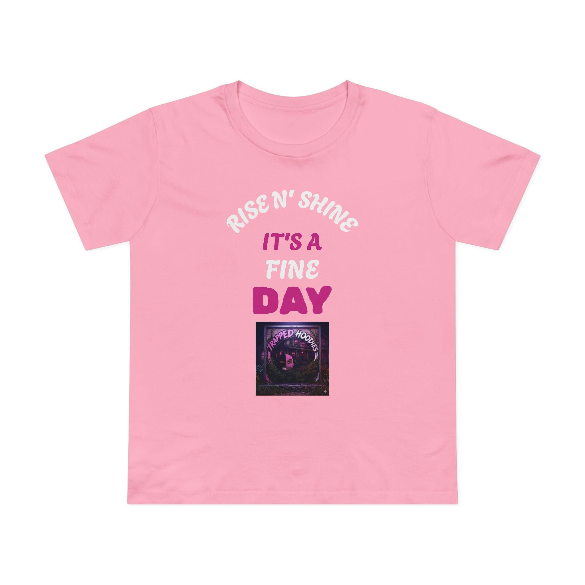 Sarcasm University graphic tee | Rise N' Shine It's a Fine Day design