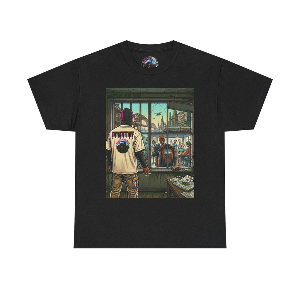 Make It Count Trapped Hoods T-Shirt | Inspirational Streetwear | "Don't Give Up" Graphic