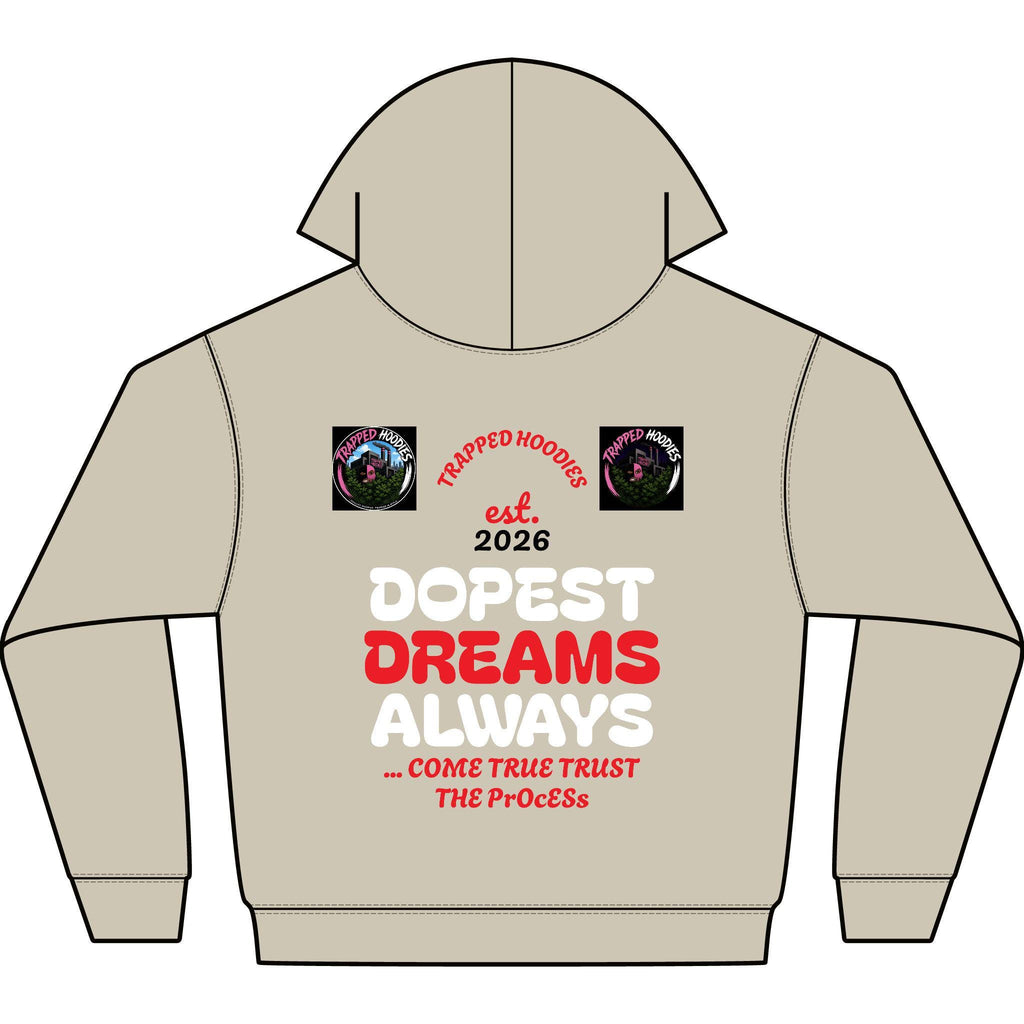 Heavyweight TRAPPED Hooded Sweatshirt
